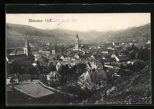 AK Münster /O.-E., Panorama