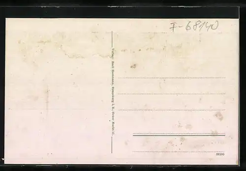 AK Münster, Totalansicht aus der Vogelschau