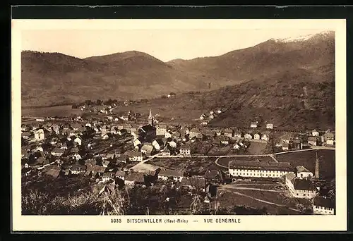 AK Bitschweiler, Gesamtansicht aus der Vogelschau