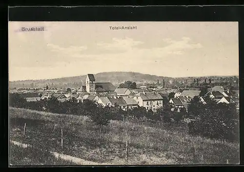 AK Brunstatt, Totalansicht aus der Ferne