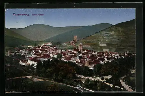 AK Kaysersberg, Gesamtansicht aus der Ferne