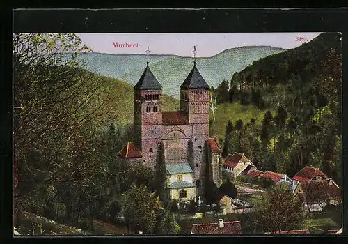 AK Murbach, Blick auf die Gemeindekirche