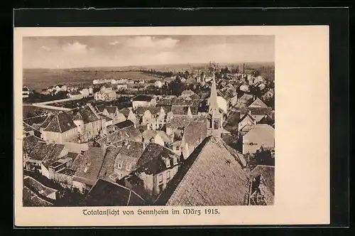 AK Sennheim, Totalansicht 1915