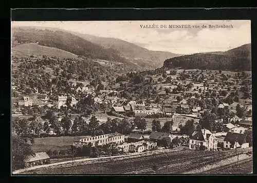 AK Münster, Vallée, vue de Breitenbach