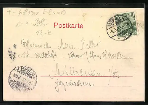 AK Altkirch, Totalansicht