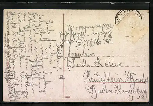 AK Sennheim, Ortsansicht, Strassenpartie