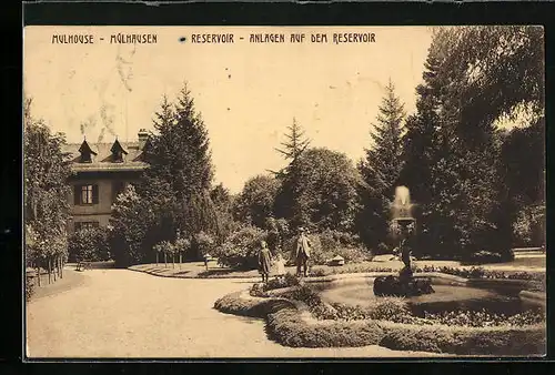 AK Mülhausen, Anlagen auf dem Reservoir