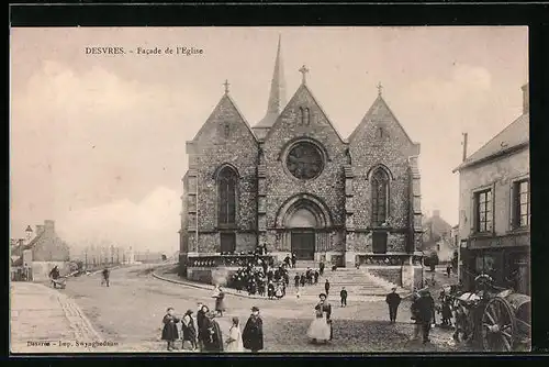 AK Desvres, Facade de l'Eglise