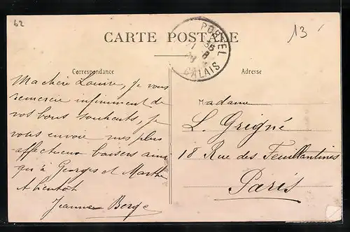 AK Le Portel, la Procession