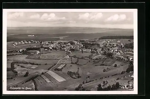 AK Hohegeiss / Harz, Totalansicht, Luftbild