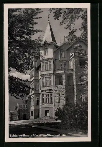 AK Schierke / Harz, Hermann-Gieseler-Heim