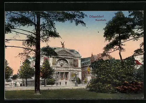 AK Düsseldorf, Blick zur Kunsthalle