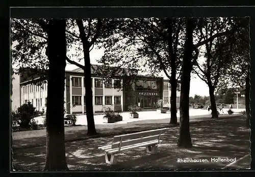 AK Rheinhausen, Blick zum Hallenbad