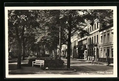 AK Krefeld, am Ostwall