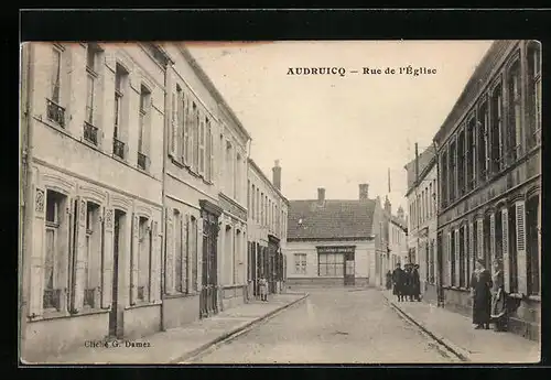AK Audruicq, Rue de l'Église