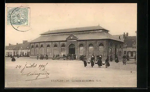 AK Etaples, la halle au poisson