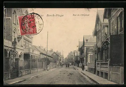 AK Berck-Plage, Rue de l'Hopital