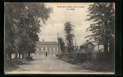 AK Rang-du-Fliers, les Allées