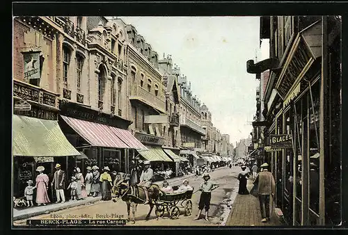 AK Berck-Plage, La rue Carnot