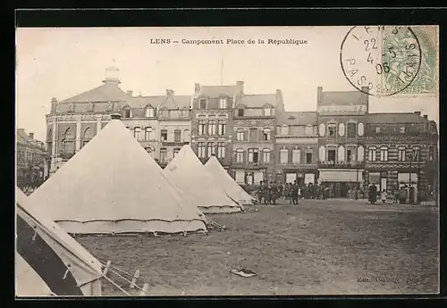 AK Lens, Campement Place de la République