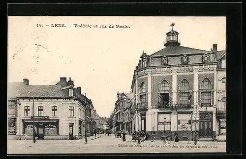 AK Lens, Théatre et rue de Paris