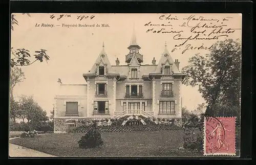 AK Le Raincy, Propriété Boulevard du Midi