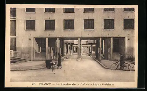 AK Drancy, les Premiers Gratte-Ciel de la Région Parisienne