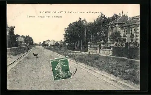 AK Gargan-Livry, Avenue de Rougemont