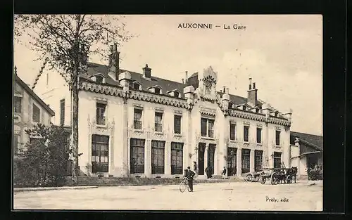 AK Auxonne, La Gare, Bahnhof
