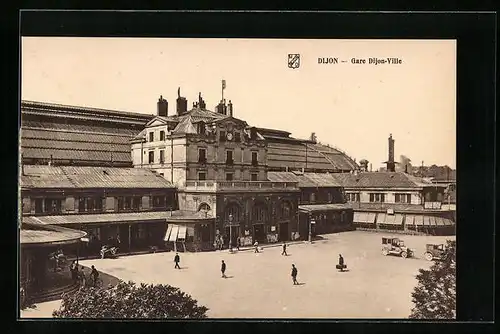 AK Dijon, Gare Dijon-Ville, Bahnhof