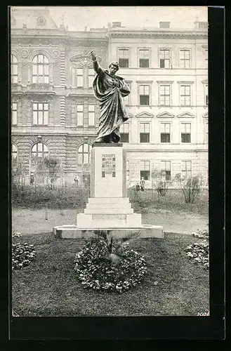 AK Prag / Praha, Pomnik Karla Havlicka Borovskeho