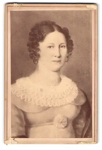 Fotografie Heinrich Axtmann, Plauen i /Vogtl., Oberer Graben 19, Junge Dame mit gelocktem Haar