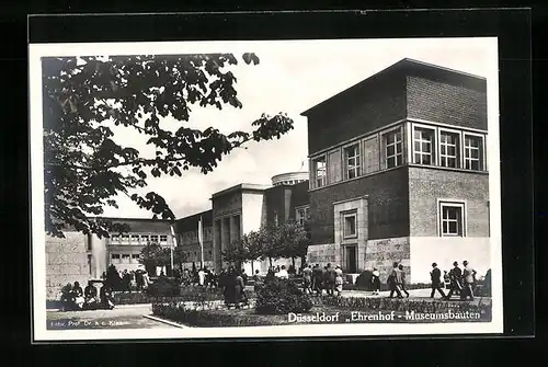 AK Düsseldorf, Grosse Ausstellung 1926, Ehrenhof