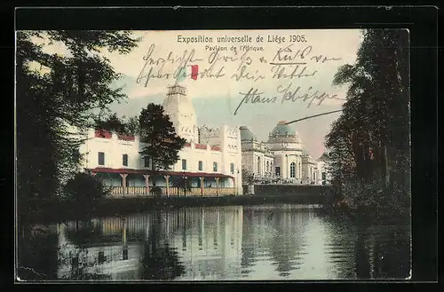 AK Liége, Exposition universelle 1905, Pavillon de l`Afrique