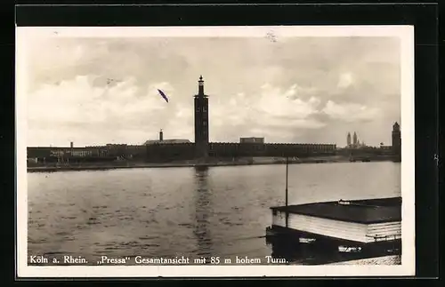 AK Köln, Pressa, Gesamtansicht mit Turm