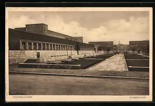 AK Düsseldorf, Ausstellung, Ehrenhof
