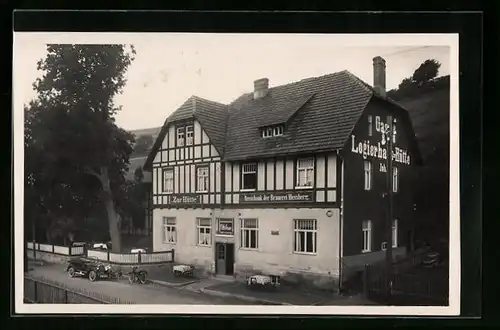 AK Schönau /Thür. Wald, Gasthaus Zur Hütte