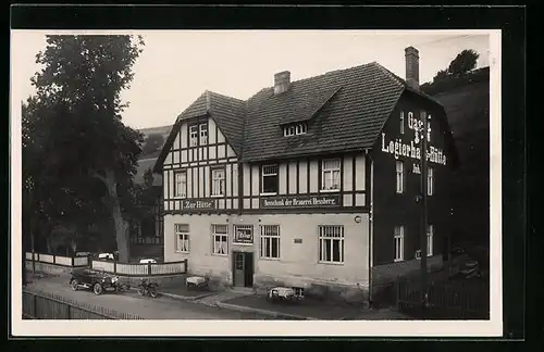 AK Schönau /Thür. Wald, Gasthaus Zur Hütte
