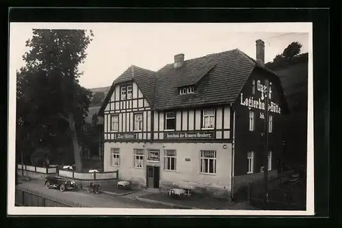 AK Schönau /Thür. Wald, Gasthaus Zur Hütte
