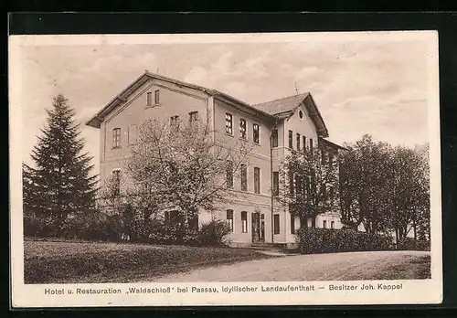 AK Passau, Hotel u. Restaurant Waldschloss