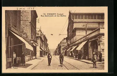 AK Firminy, Rue National et les Halles