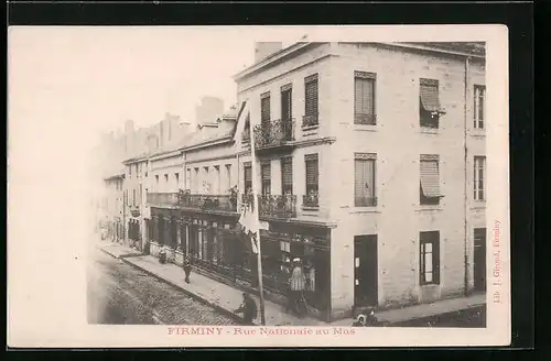 AK Firminy, Rue Nationale au Mas