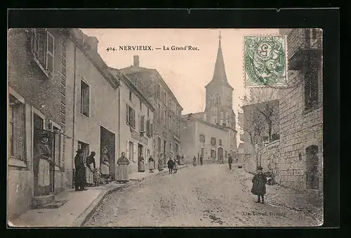 AK Nervieux, La Grand`Rue