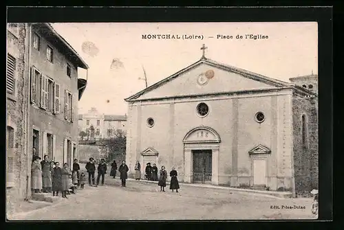 AK Montchal, Place de l`Église