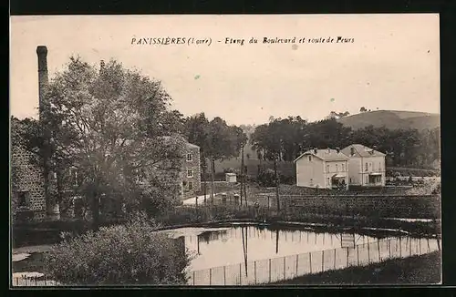 AK Panissières, Etang du Boulevard et route de Feurs