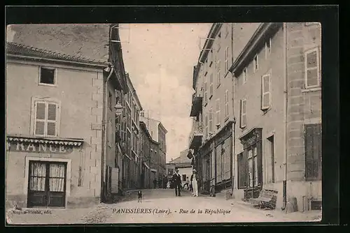 AK Panissières, Rue de la République