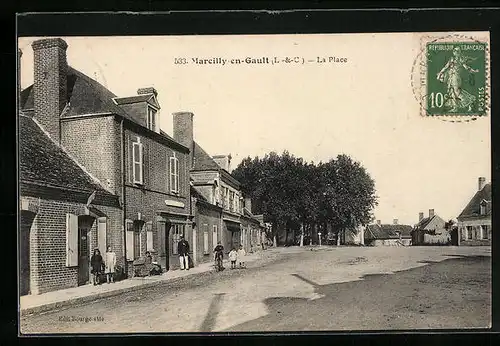 AK Marcilly-en-Gault, La Place