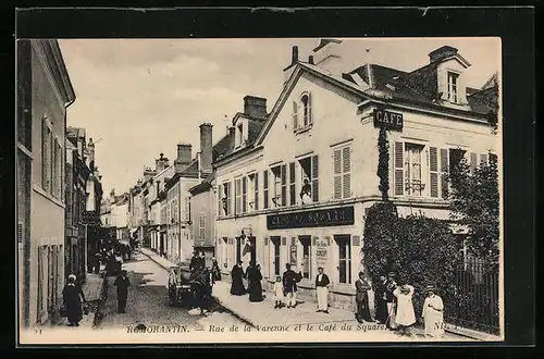 AK Romorantin, Rue de la Varenne et le Café du Square