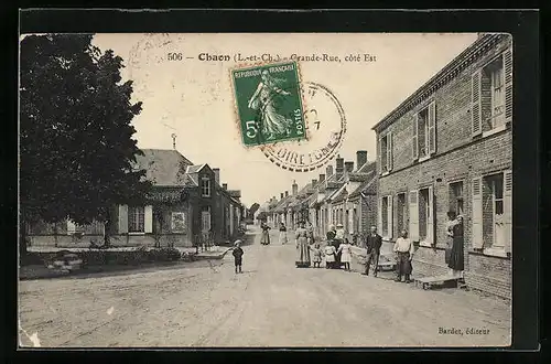 AK Chaon, Grande-Rue, Côte'Est, Strassenpartie