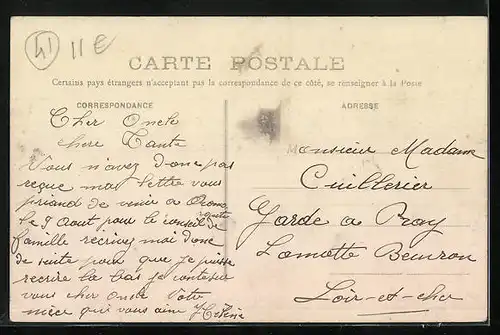 AK Romorantin, La Grande-Rue, Strassenpartie